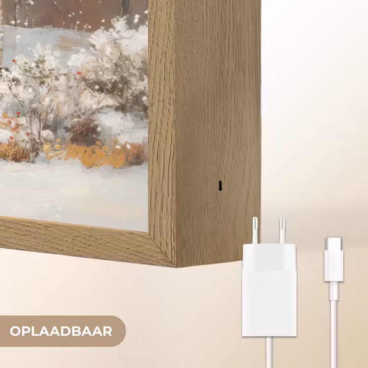 Lightbox - Wandlamp - Kerst - Huis - Winter - Sneeuw — 7