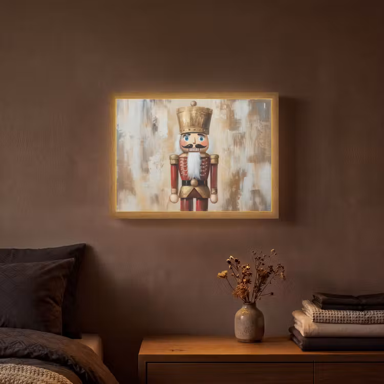 Lightbox - Wandlamp - Kerst - Poppetje - Abstract — 3