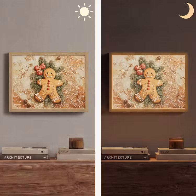 Lightbox - Wandlamp - Kerstmis - Koekje - Poppetje - Speculaas — 6
