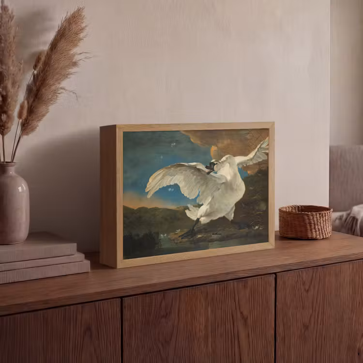 Lightbox - Wandlamp - Zwaan - Oude meesters - Jan Asselijn — 4