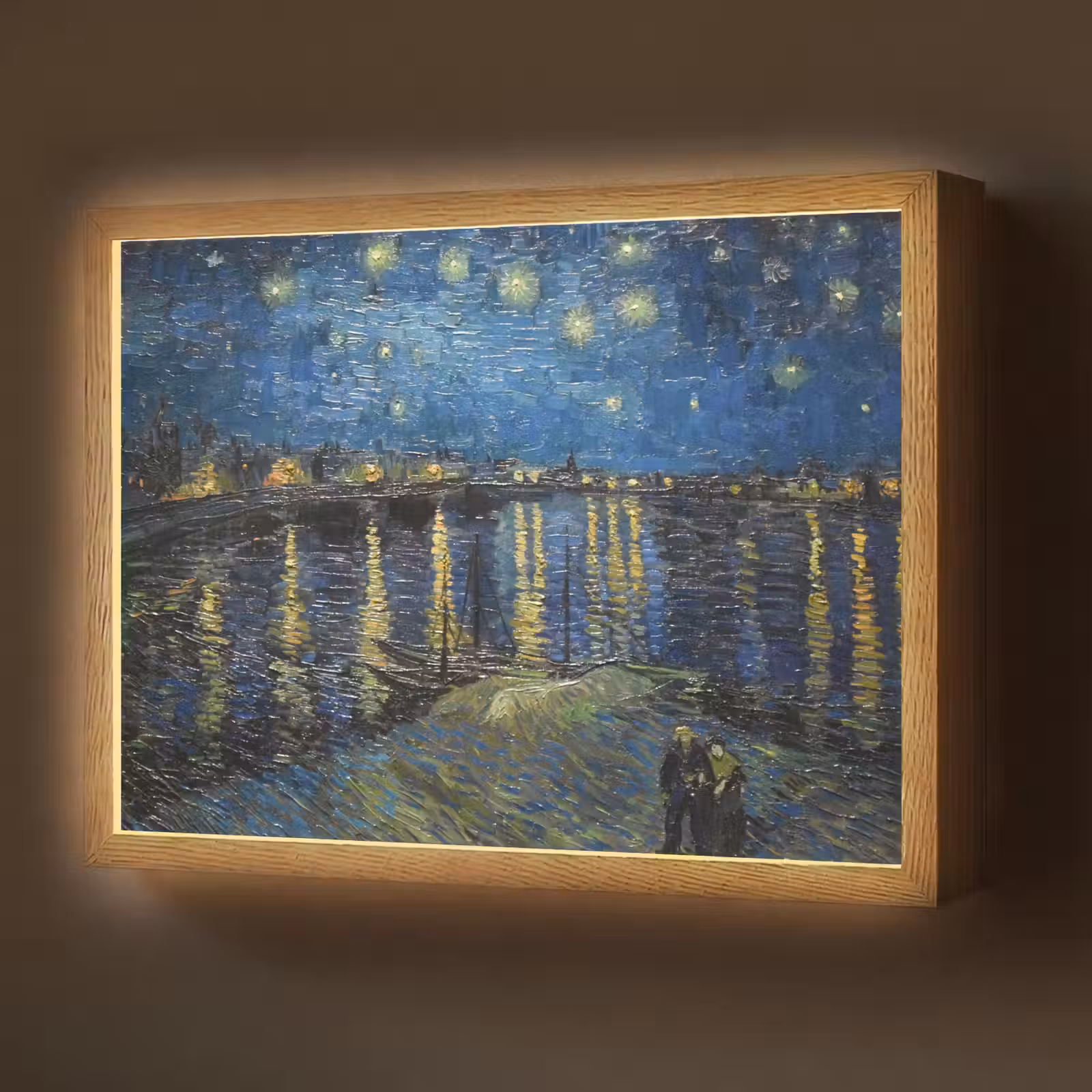 Lightbox - Wandlamp - Van Gogh - Brug - Oude meesters — 1