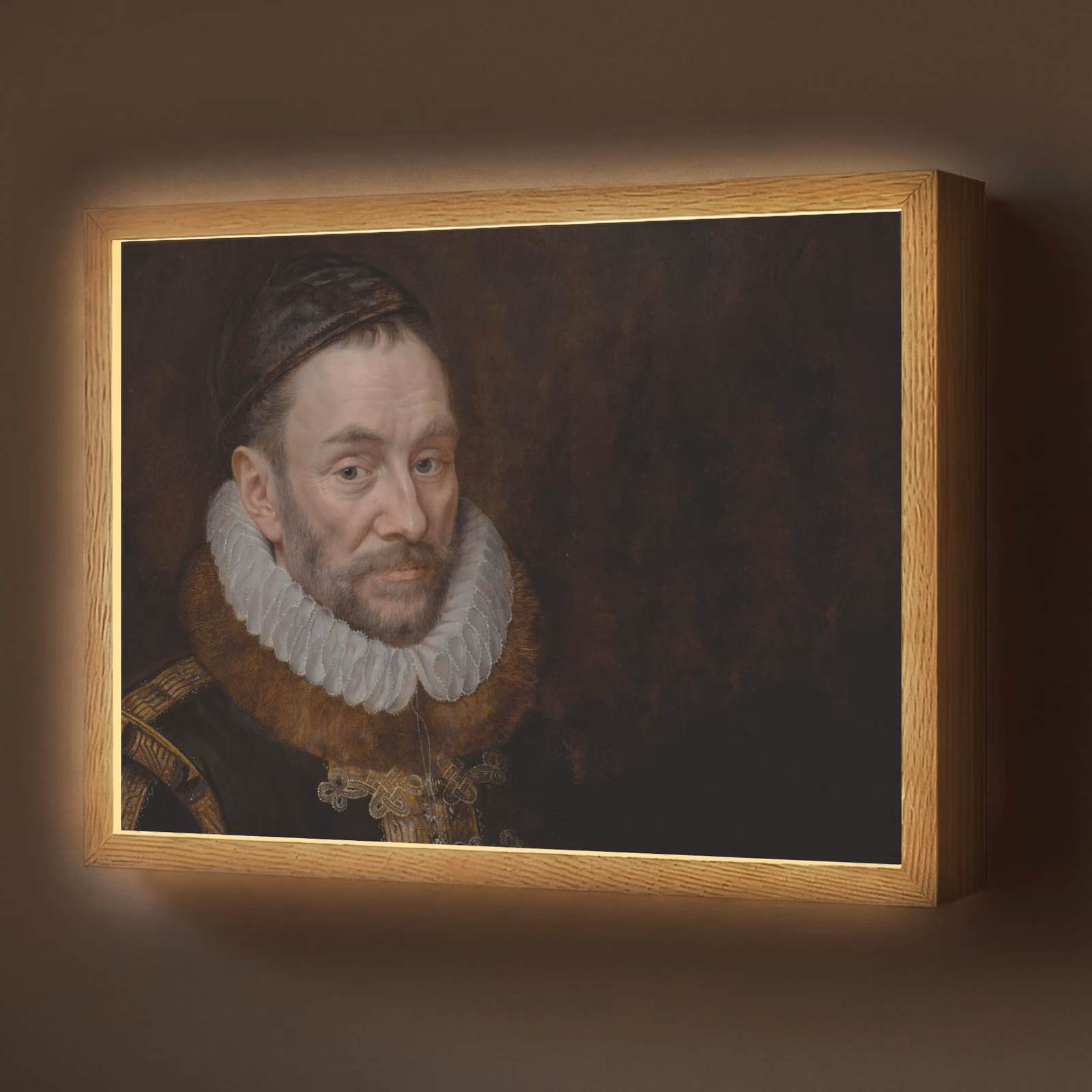 Lightbox - Wandlamp - Willem van Oranje - Schilderij - Oude meesters - Kunst — 1
