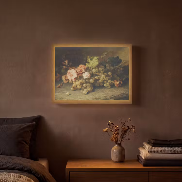 Lightbox - Wandlamp - Fruit - Stilleven met druiven - Oude meesters — 3