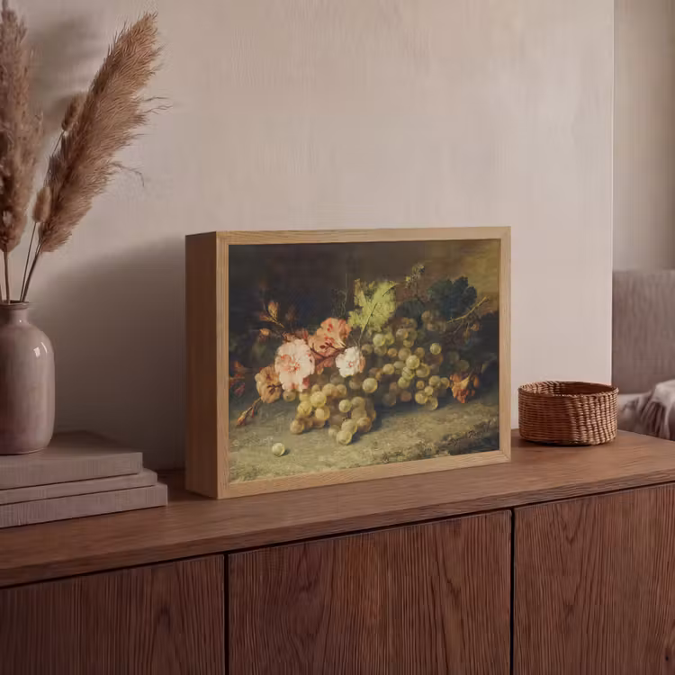 Lightbox - Wandlamp - Fruit - Stilleven met druiven - Oude meesters — 4