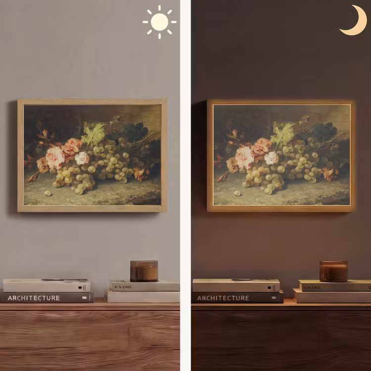 Lightbox - Wandlamp - Fruit - Stilleven met druiven - Oude meesters — 6