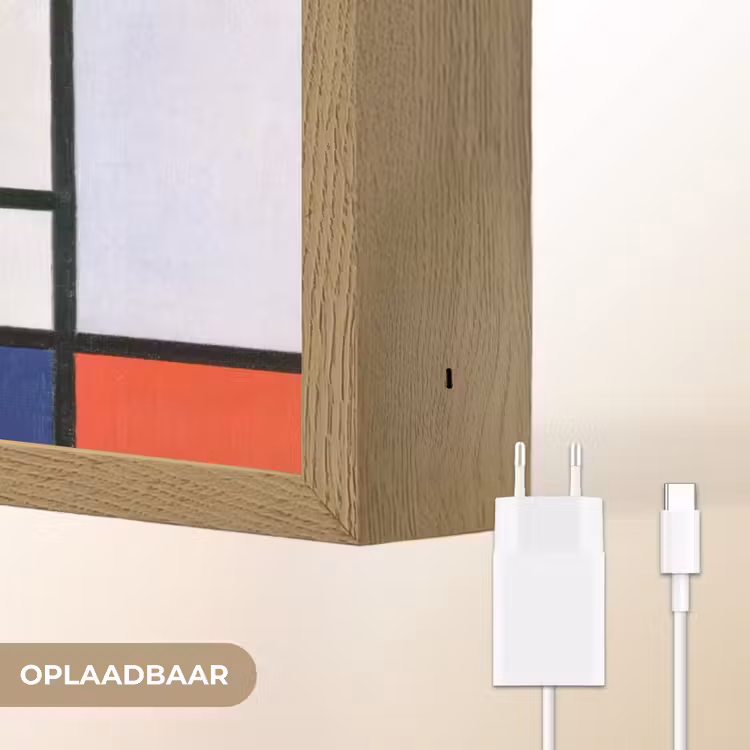 Lightbox - Wandlamp - Kunst - Mondriaan - Oude meesters - Compositie 2 — 7