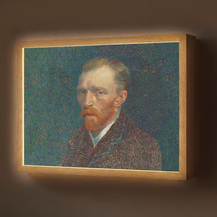 Lightbox - Wandlamp - Kunst - Van Gogh - Oude meesters - Zelfportret — 1