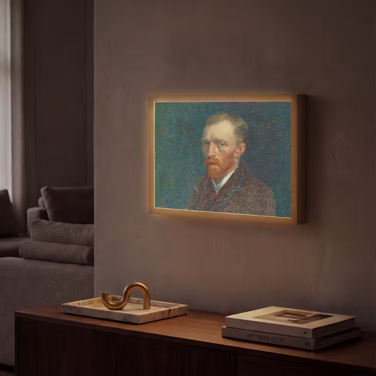 Lightbox - Wandlamp - Kunst - Van Gogh - Oude meesters - Zelfportret — 2