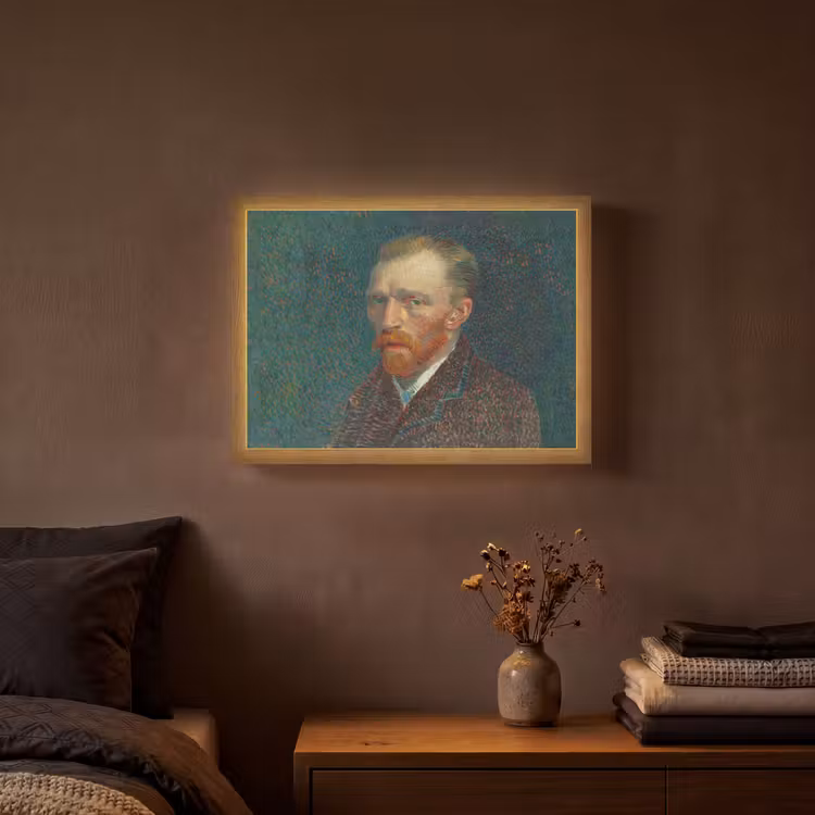 Lightbox - Wandlamp - Kunst - Van Gogh - Oude meesters - Zelfportret — 3