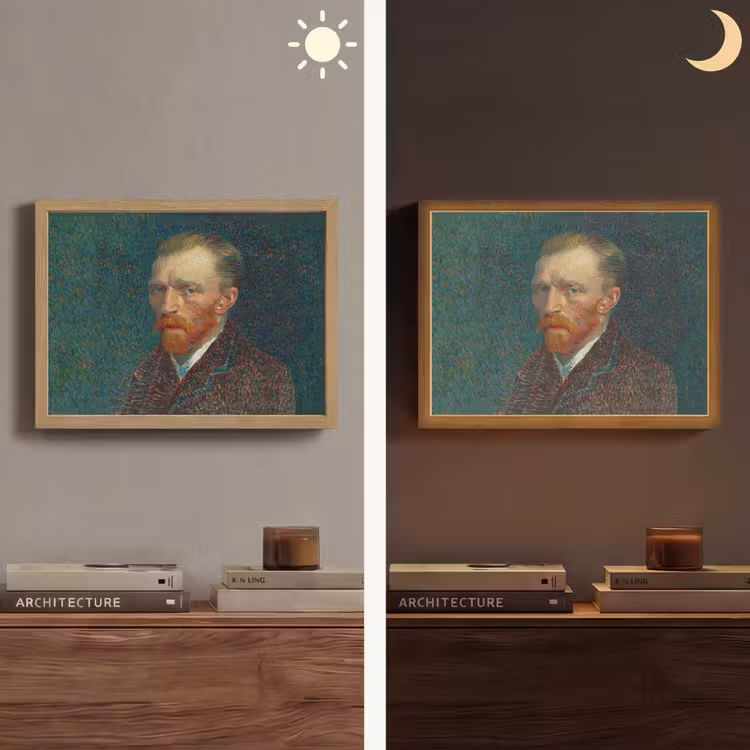 Lightbox - Wandlamp - Kunst - Van Gogh - Oude meesters - Zelfportret — 6