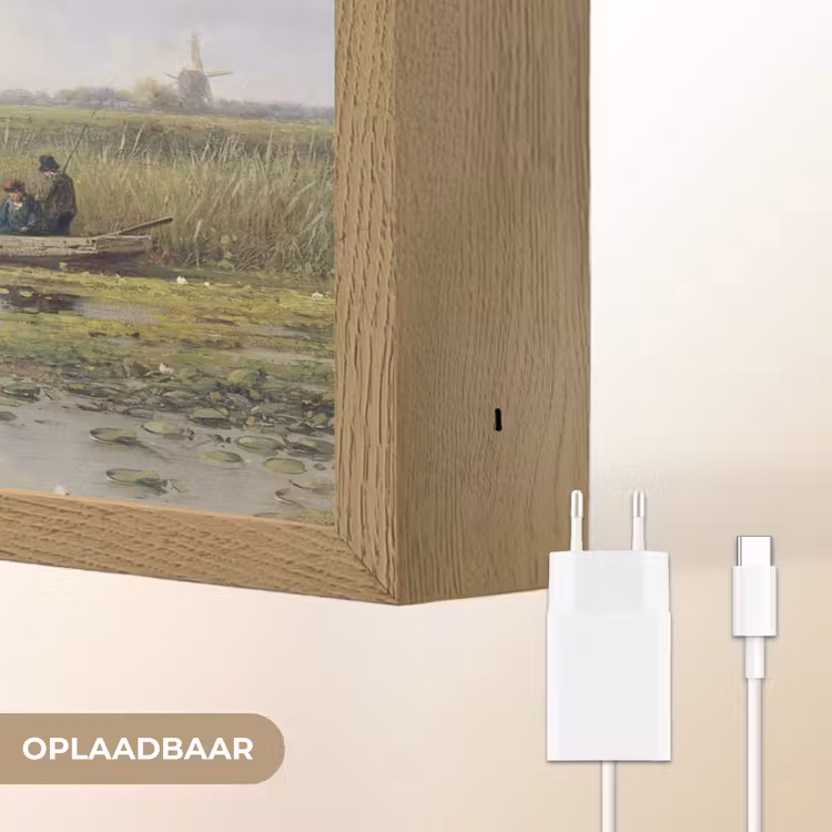 Lightbox - Wandlamp - Molen - Willem Roelofs - Oude meesters - Kunst — 7