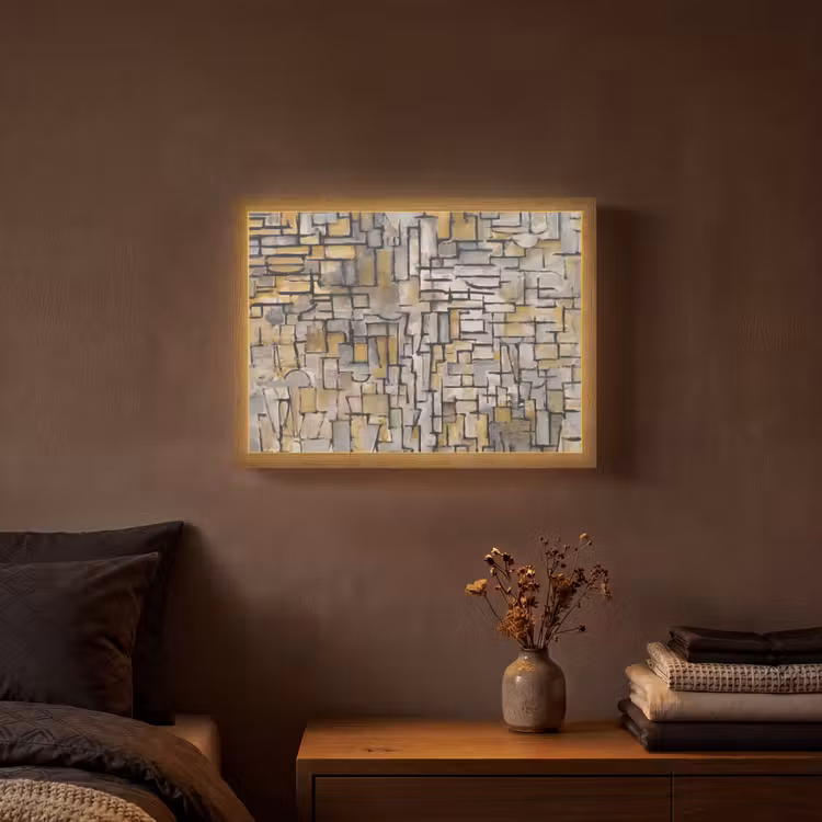 Lightbox - Wandlamp - Mondriaan - Kunst - Oude meesters - Tableau I — 3