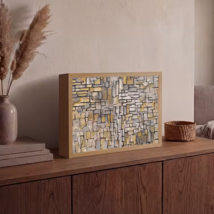 Lightbox - Wandlamp - Mondriaan - Kunst - Oude meesters - Tableau I — 4