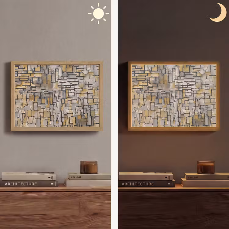 Lightbox - Wandlamp - Mondriaan - Kunst - Oude meesters - Tableau I — 6