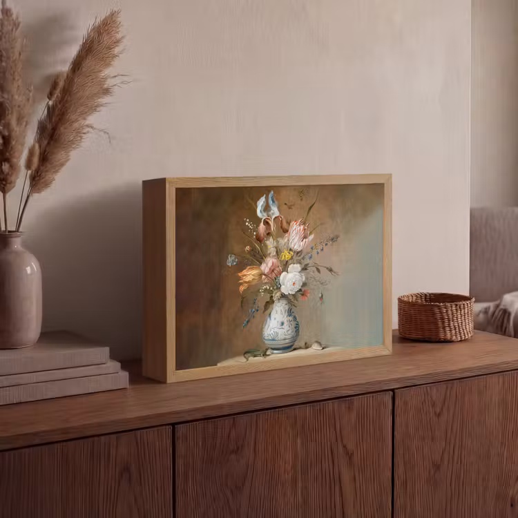 Lightbox - Wandlamp - Oude meesters - Bloemen - Balthasar van der Ast — 4