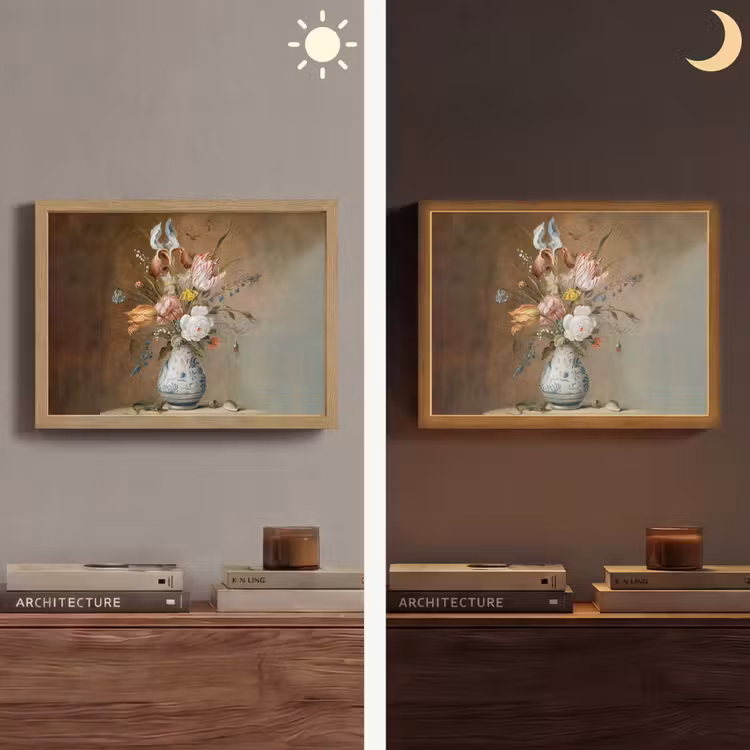 Lightbox - Wandlamp - Oude meesters - Bloemen - Balthasar van der Ast — 6