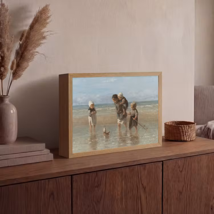 Lightbox - Wandlamp - Oude meesters - Kunst - Kinderen der zee - Jozef Israëls — 4
