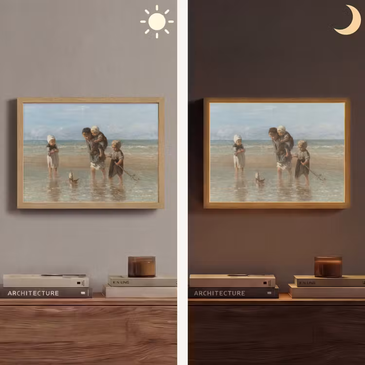 Lightbox - Wandlamp - Oude meesters - Kunst - Kinderen der zee - Jozef Israëls — 6