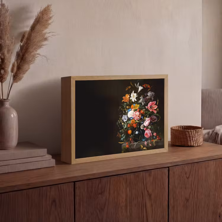 Lightbox - Wandlamp - Oude meesters - Kunst - Vaas met bloemen - Jan Davidsz de Heem — 4