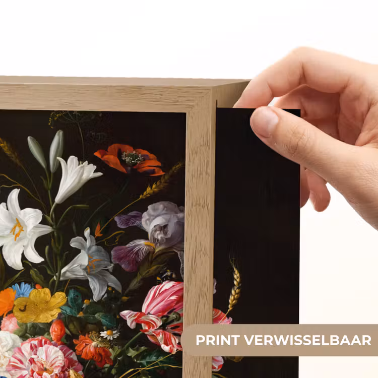Lightbox - Wandlamp - Oude meesters - Kunst - Vaas met bloemen - Jan Davidsz de Heem — 5