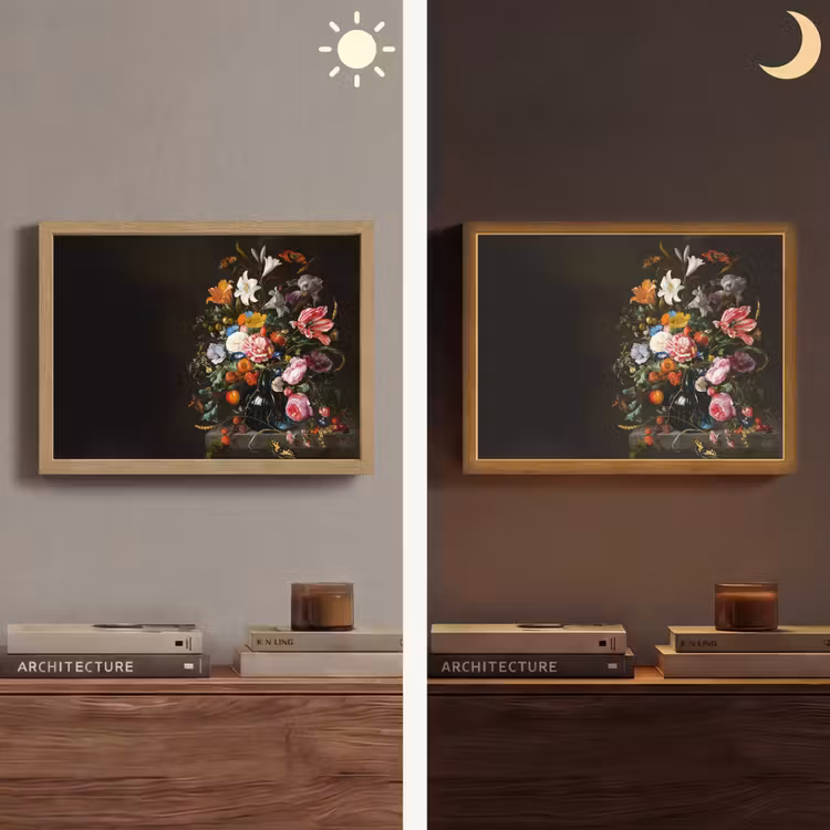 Lightbox - Wandlamp - Oude meesters - Kunst - Vaas met bloemen - Jan Davidsz de Heem — 6