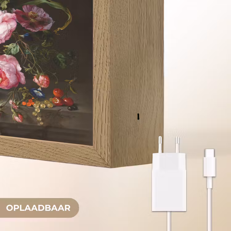 Lightbox - Wandlamp - Oude meesters - Kunst - Vaas met bloemen - Jan Davidsz de Heem — 7