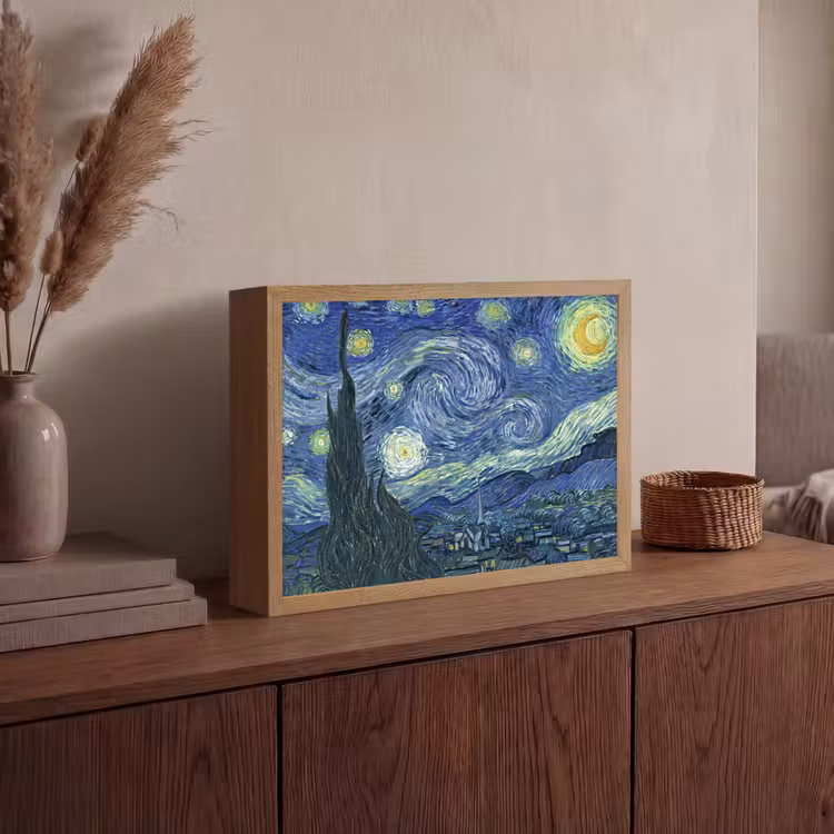 Lightbox - Wandlamp - Sterrennacht - Schilderij - Oude meesters - Vincent van Gogh — 4