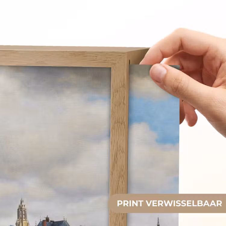 Lightbox - Wandlamp - Vermeer - Stad - Oude meesters - Kunst — 5