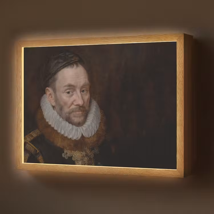 Lightbox - Wandlamp - Willem van Oranje - Schilderij - Oude meesters - Kunst — 1