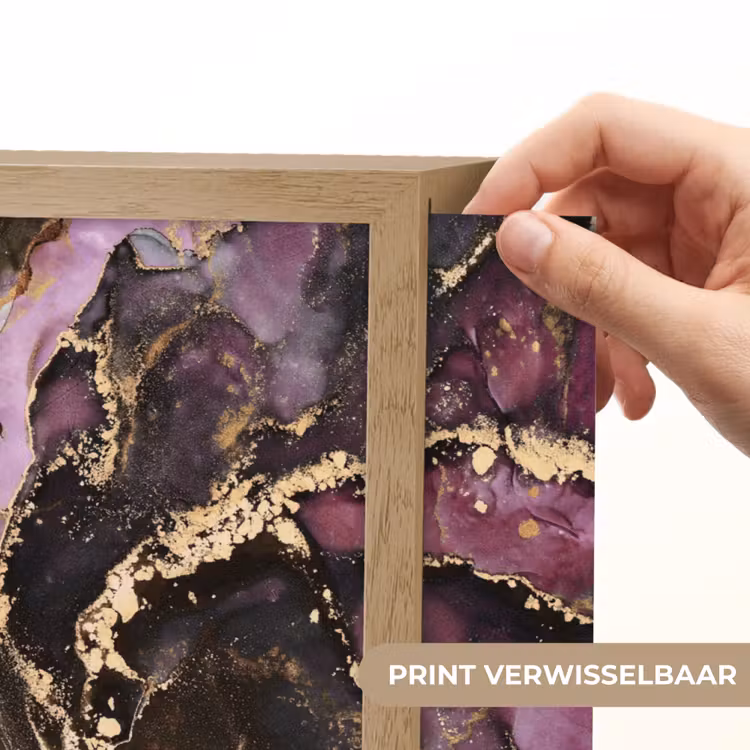 Lightbox - Wandlamp - Marmer - Gold - Steen - Abstract — 5