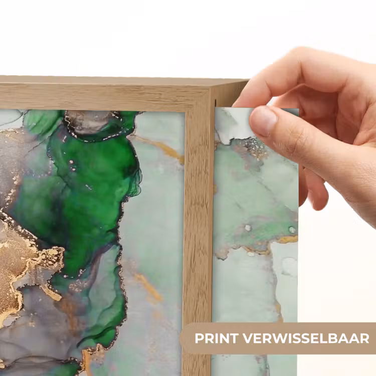 Lightbox - Wandlamp - Marmer - Goud - Groen - Luxe — 5