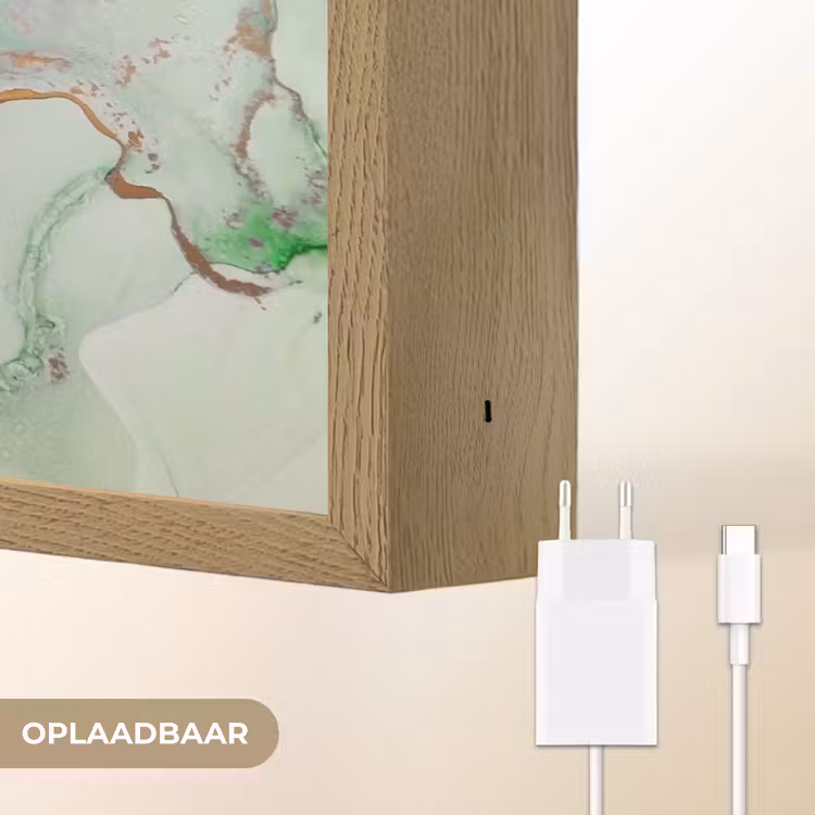 Lightbox - Wandlamp - Marmer - Goud - Groen - Luxe — 7