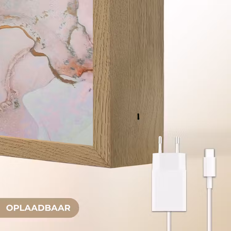 Lightbox - Wandlamp - Rood - Marmer - Goud — 7