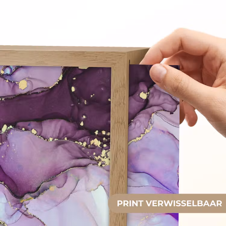 Lightbox - Wandlamp - Marmer - Roze - Paars - Gold — 5