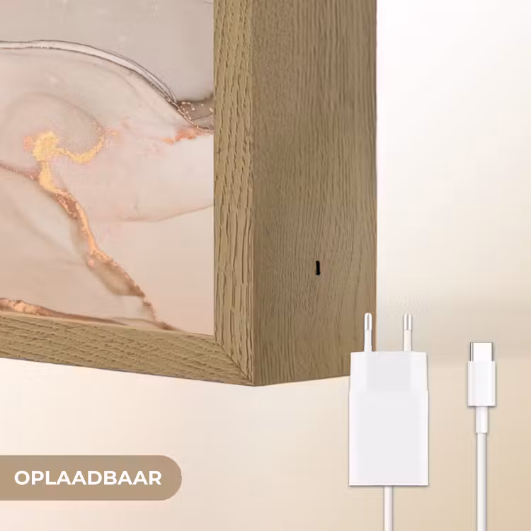 Lightbox - Wandlamp - Marmer - Roze - Rosé — 7
