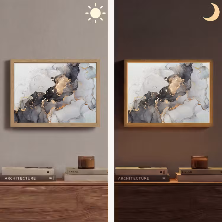 Lightbox - Wandlamp - Zwart - Marmer - Luxe - Goud — 6