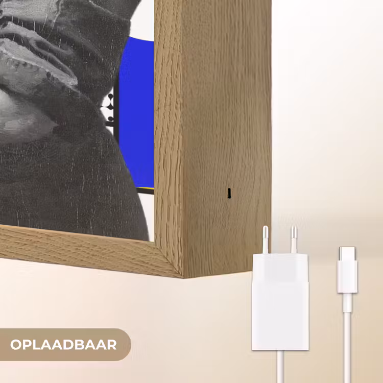 Lightbox - Wandlamp - Collage - Mondriaan - Melkmeisje — 6