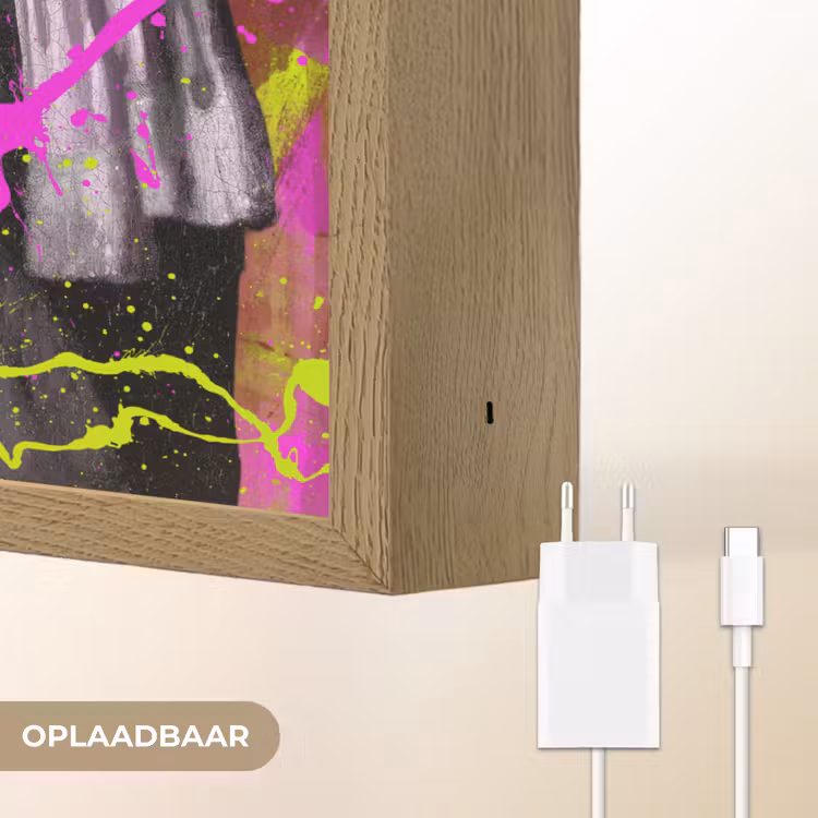 Lightbox - Wandlamp - Meisje met de parel - Johannes Vermeer - Neon — 6