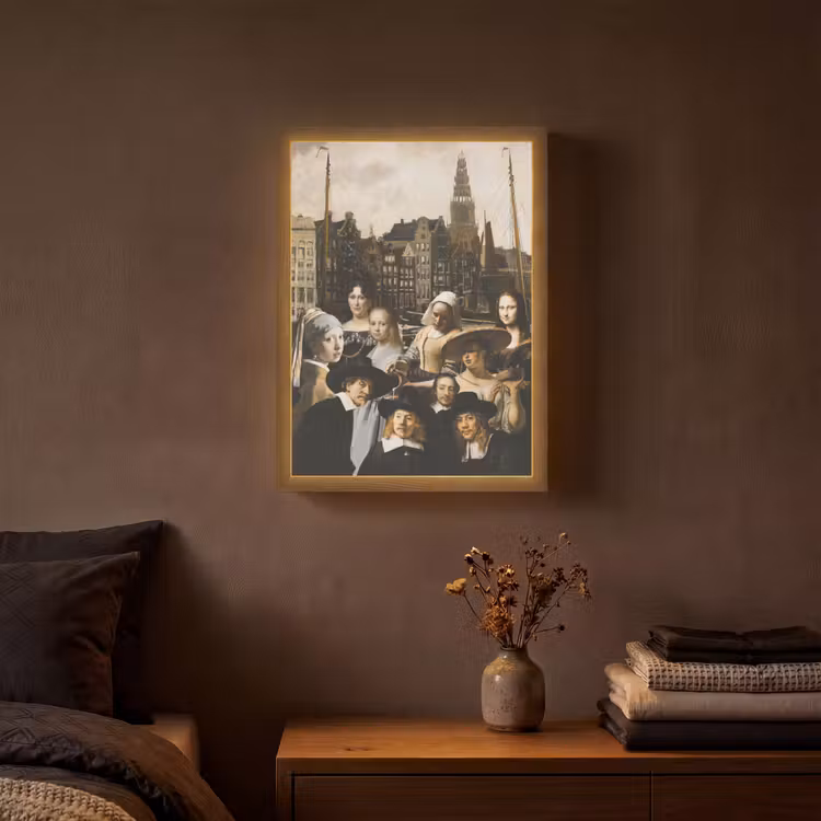 Lightbox - Wandlamp - Schilderij - Oude Meesters - Collage — 3