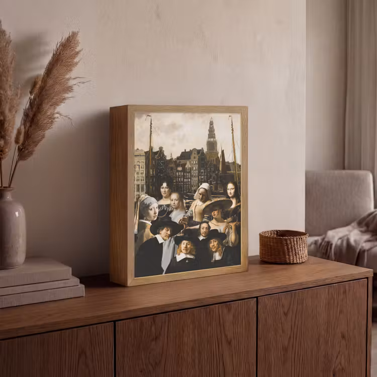Lightbox - Wandlamp - Schilderij - Oude Meesters - Collage — 4