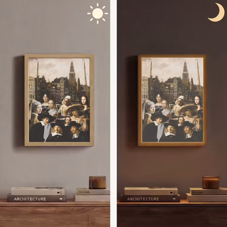 Lightbox - Wandlamp - Schilderij - Oude Meesters - Collage — 5