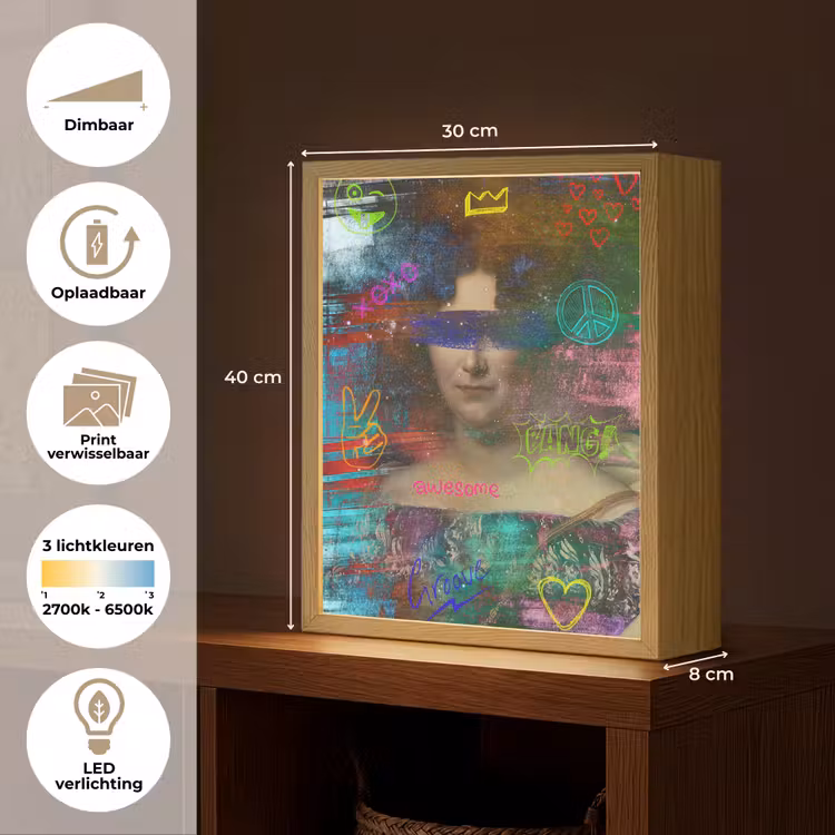 Lightbox - Wandlamp - Johanna Henriette Engelen - Dubois Drahonet - Graffiti — 9