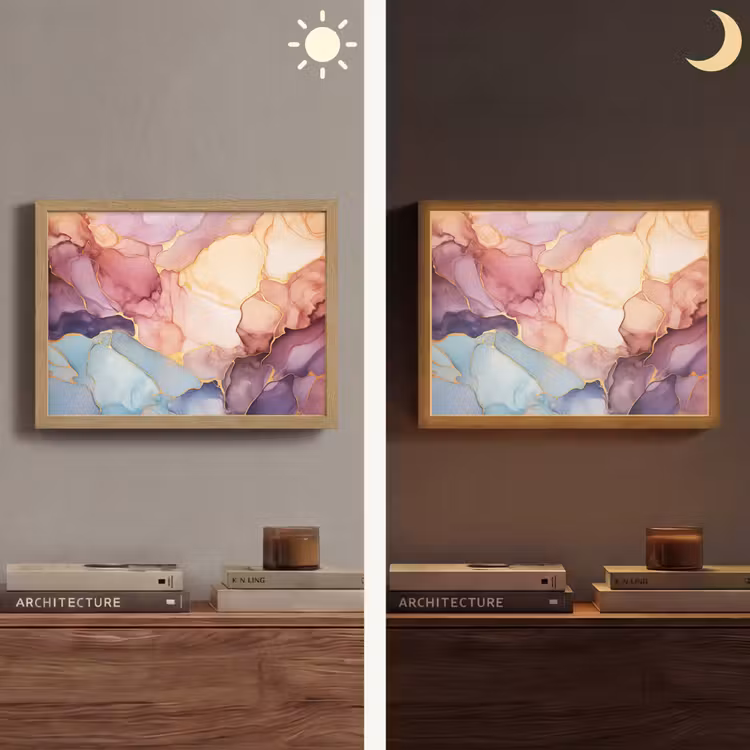 Lightbox - Wandlamp - Marmer - Kleurrijk — 6