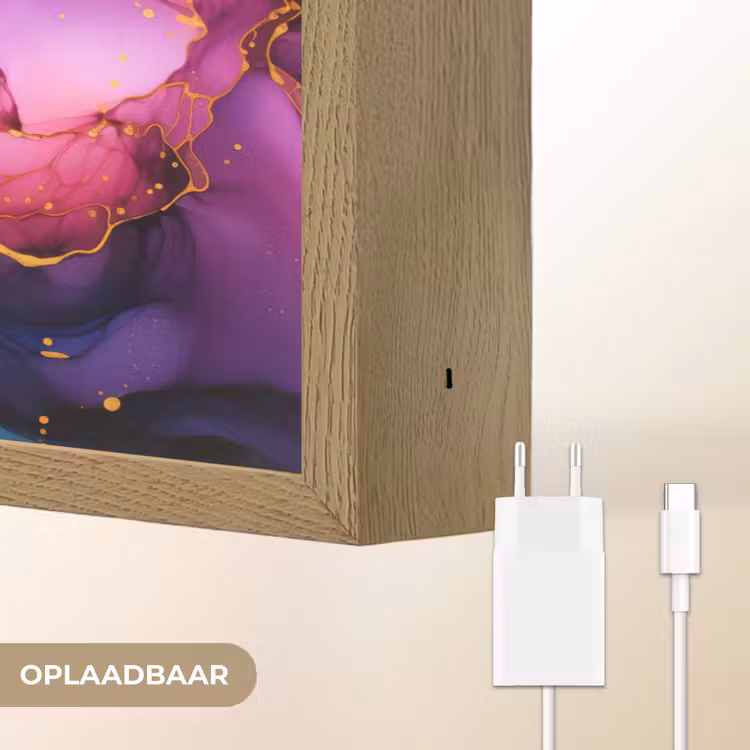 Lightbox - Wandlamp - Marmer - Kleurrijk - Kleuren - Abstract — 7