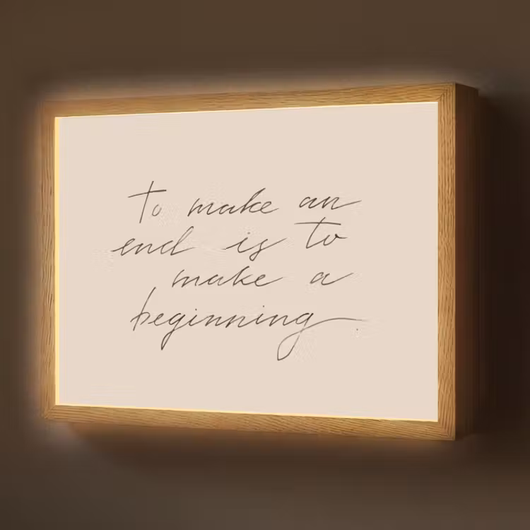 Lightbox - Wandlamp - Quote - Pastel - Spreuk - Tekst — 1