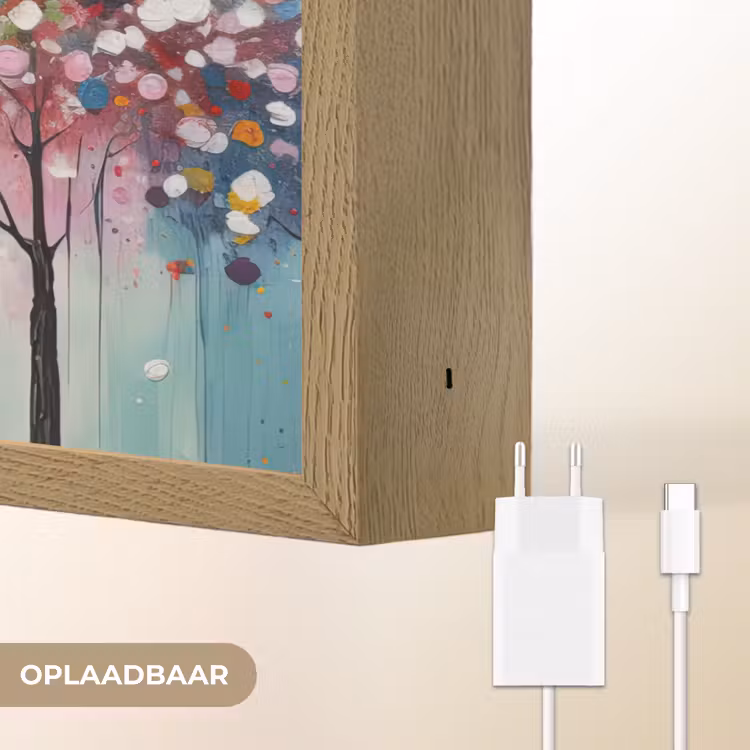 Lightbox - Wandlamp - Kunst - Bomen - Natuur - Acryl — 7