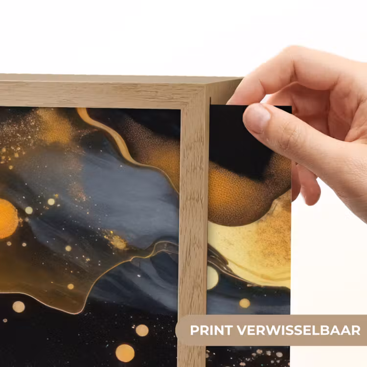 Lightbox - Wandlamp - Marmer - Goud - Zwart - Abstract - Modern — 5