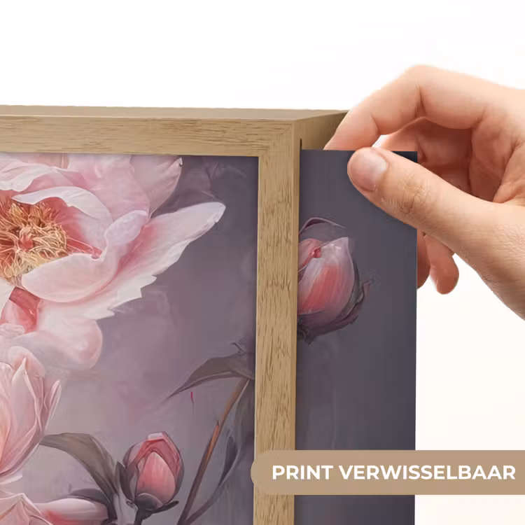 Lightbox - Wandlamp - Rozen - Bloemen - Roze - Kunst - Watercolor — 5