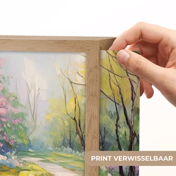 Lightbox - Wandlamp - Watercolor - Natuur - Bomen - Kunst - Bloemen — 5