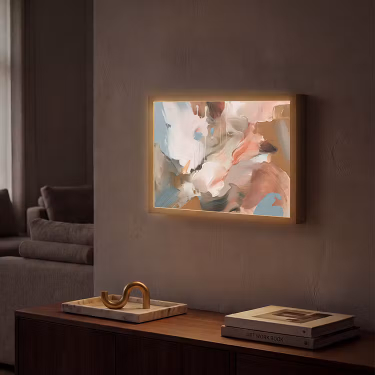 Lightbox - Wandlamp - Verf - Kleuren - Abstract - Kunst — 2